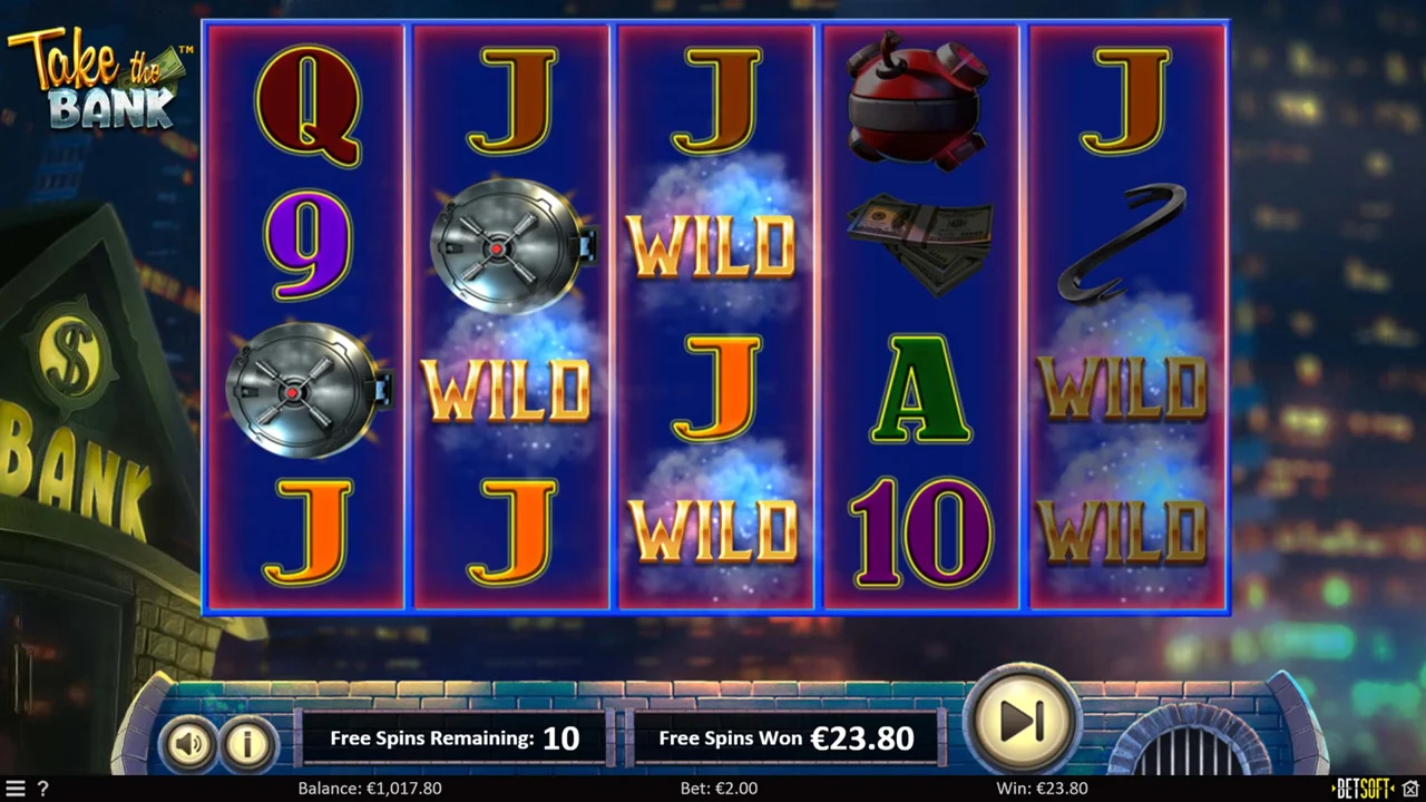 Take The Bank - Betsoft Gaming