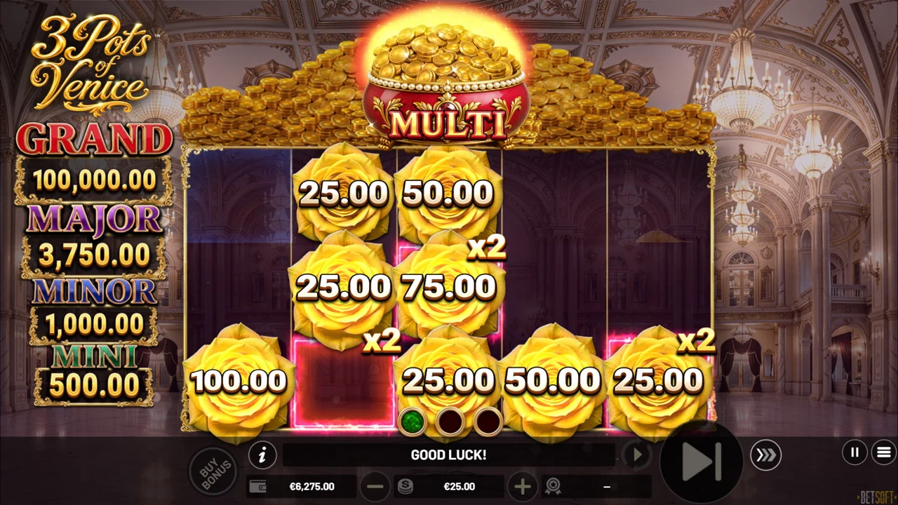 3 Pots of Venice - Betsoft Gaming
